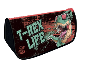 Пенал-косметичка на молнии объемный "T-REX",  К-7