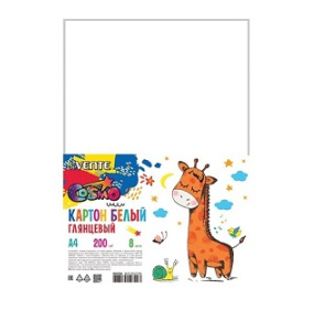 Картон белый "deVENTE.Жираф", А4 , (203х283 мм), 8040786