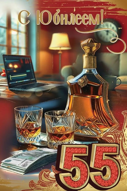 Открытка А5, С Юбилеем, 50000627