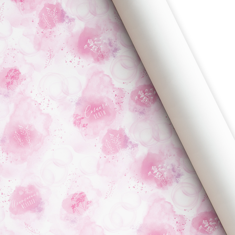 Бумага подарочная 'Исполнения желаний', лист 60 см х 87,5 см, (10 шт;уп), 14077-10