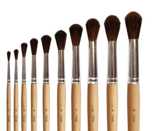 КИСТЬ ХУДОЖЕСТЕННАЯ:  ПОНИ № 6 "ASMAR", AR-6П