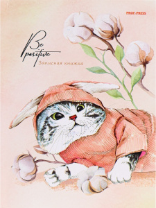 Записная книжка , "Котик в костюмчике", А5 , 160 листов, 160-6158