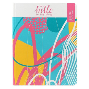 Бизнес-блокнот А5 , " Абстрактные узоры" , 80 листов, Б80-5631