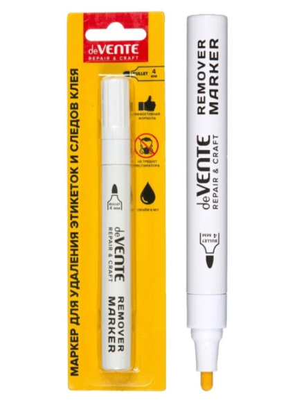 Маркер для удаления этикеток, следов скотча и клея, deVENTE.Repair, 5044429