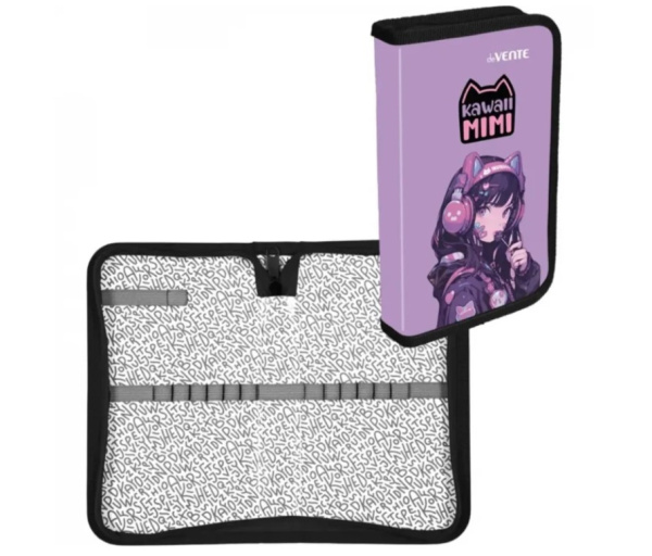 Пенал 'deVENTE. Kawaii Mimi' 205x120 мм, одностворчатый прямоугольный, 7010508